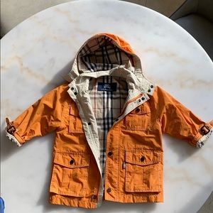 EUC Burberry 2T raincoat for boys or girls